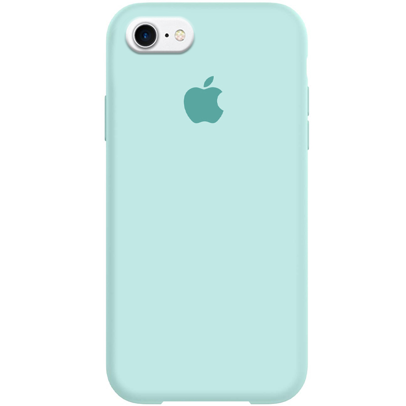 Чехол Silicone Case Full Protective (AA) для Apple iPhone 6/6s (4.7") (Бирюзовый / Turquoise)