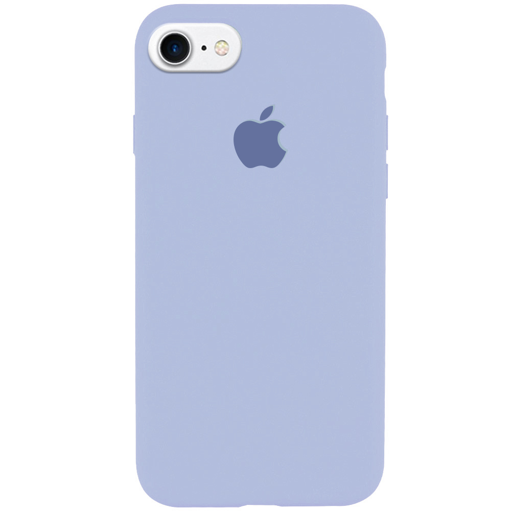 Чехол Silicone Case Full Protective (AA) для Apple iPhone 6/6s (4.7") (Голубой / Lilac Blue)