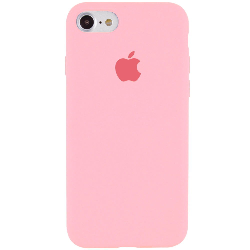 Чохол Silicone Case Full Protective (AA) для Apple iPhone 6/6s (4.7") (Рожевий / Pink)