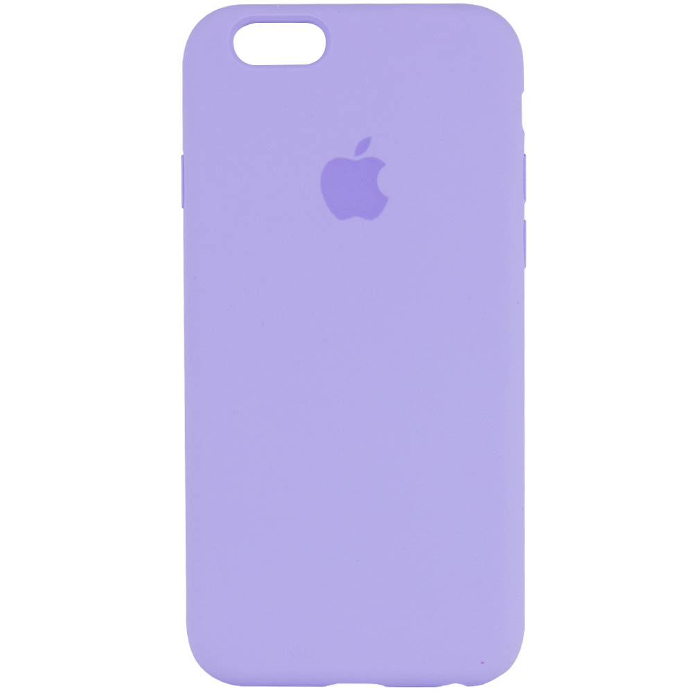 Чехол Silicone Case Full Protective (AA) для Apple iPhone 6/6s (4.7") (Сиреневый / Dasheen)