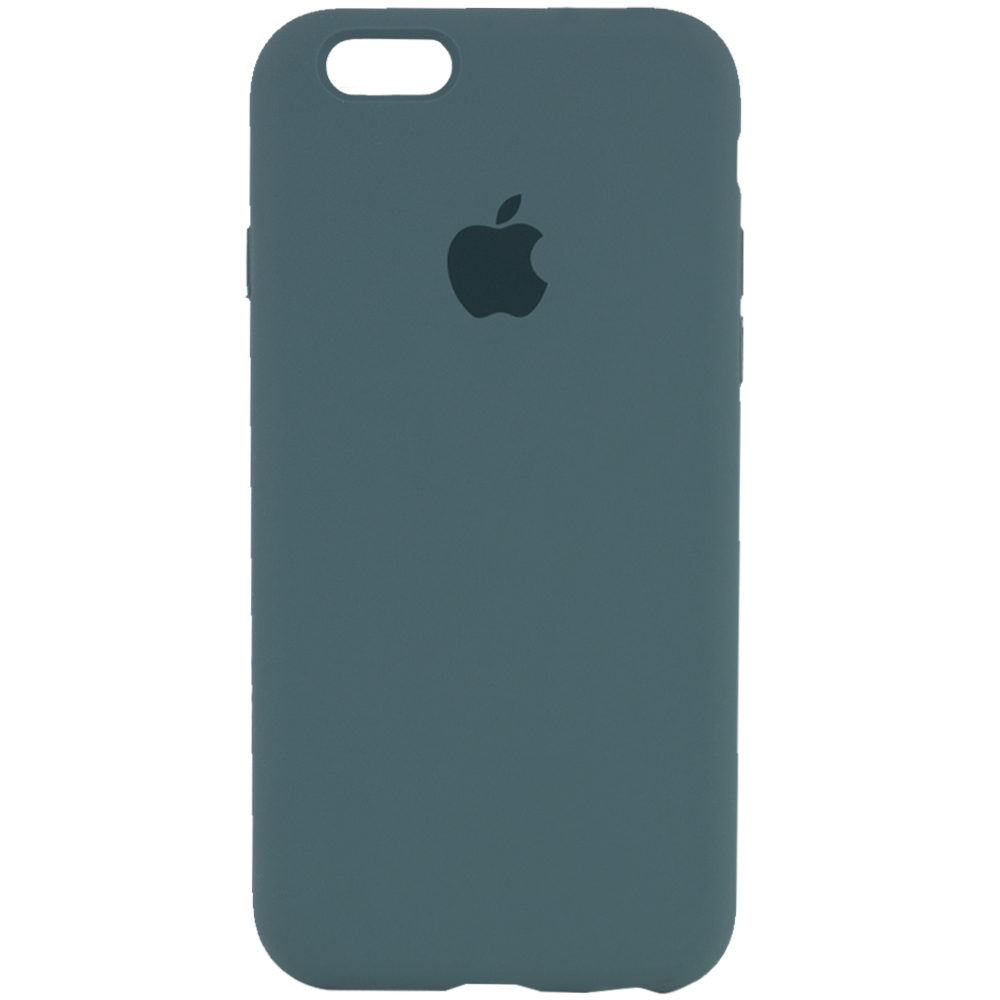 Чехол Silicone Case Full Protective (AA) для Apple iPhone 6/6s (4.7") (Зеленый / Pine green)