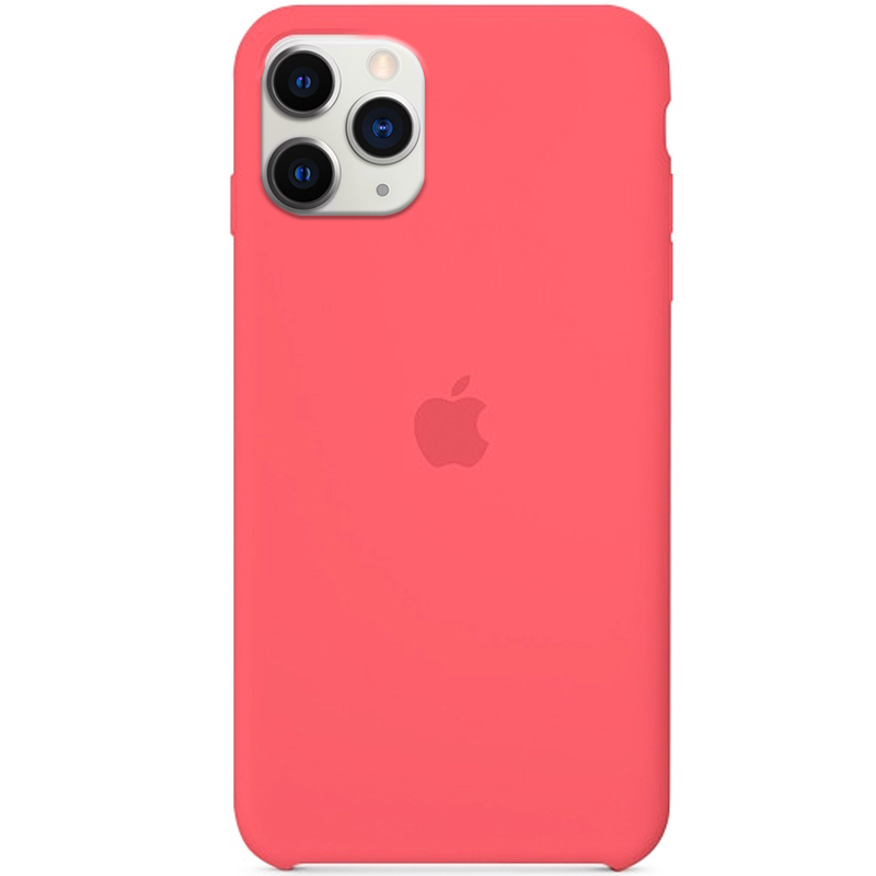 Чехол Silicone Case (AA) для Apple iPhone 11 Pro (5.8") (Арбузный / Watermelon red)