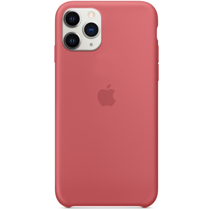 Чехол Silicone Case (AA) для Apple iPhone 11 Pro (5.8") (Красный / Camellia)