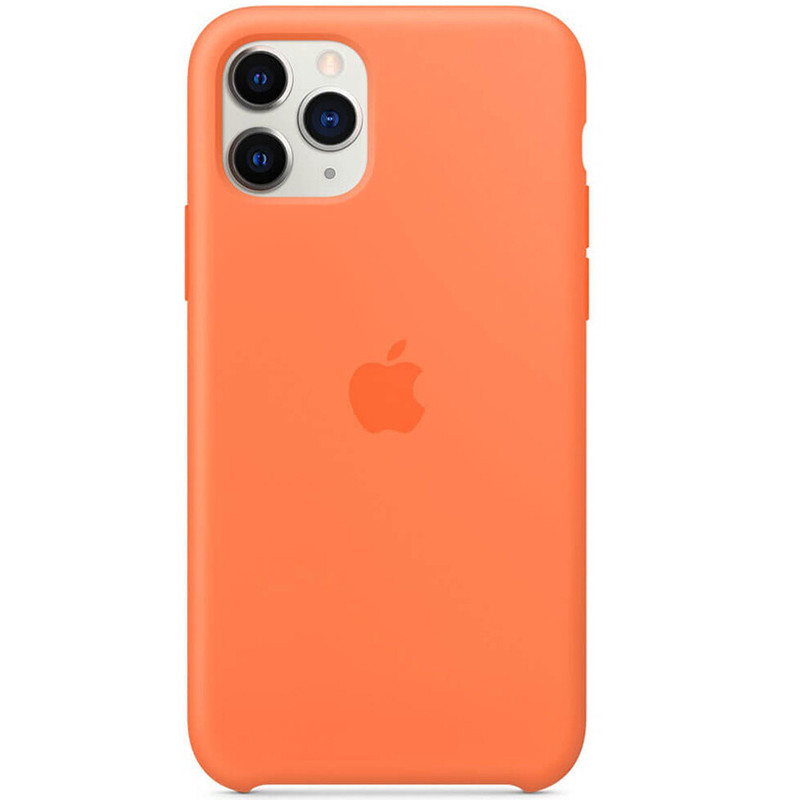 Чехол Silicone case (AAA) для Apple iPhone 11 Pro (5.8") (Оранжевый / Vitamin C)