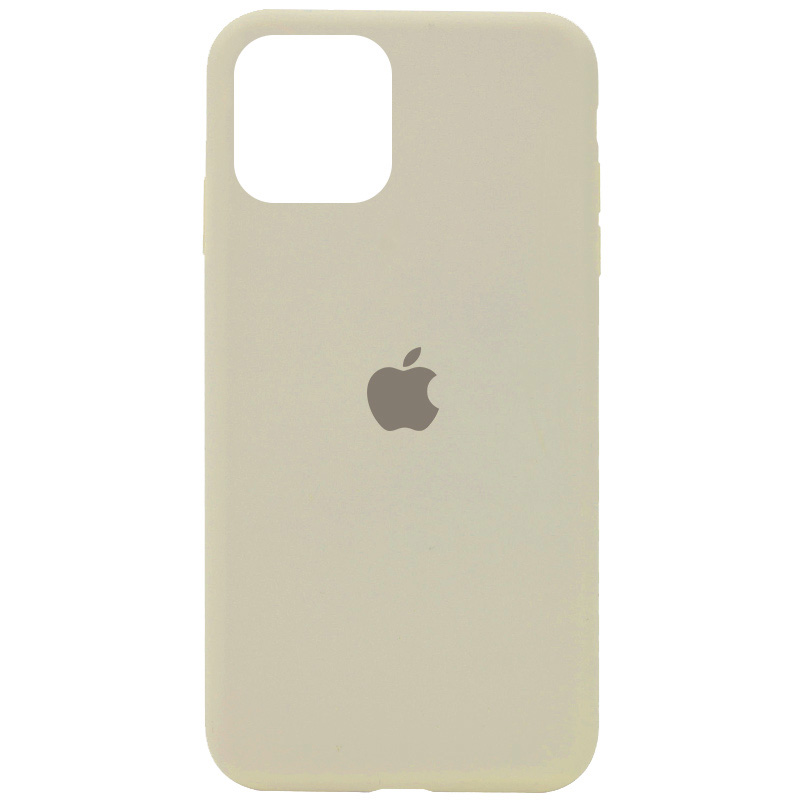 Чехол Silicone Case Full Protective (AA) для Apple iPhone 11 (6.1") (Бежевый / Antigue White)