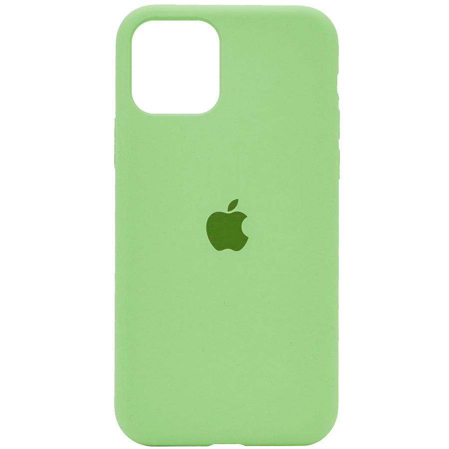 Чехол Silicone Case Full Protective (AA) для Apple iPhone 11 (6.1") (Мятный / Mint)