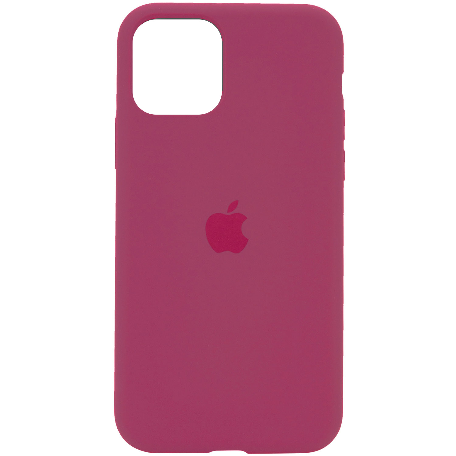 Чехол Silicone Case Full Protective (AA) для Apple iPhone 11 Pro Max (6.5") (Красный / Rose Red)