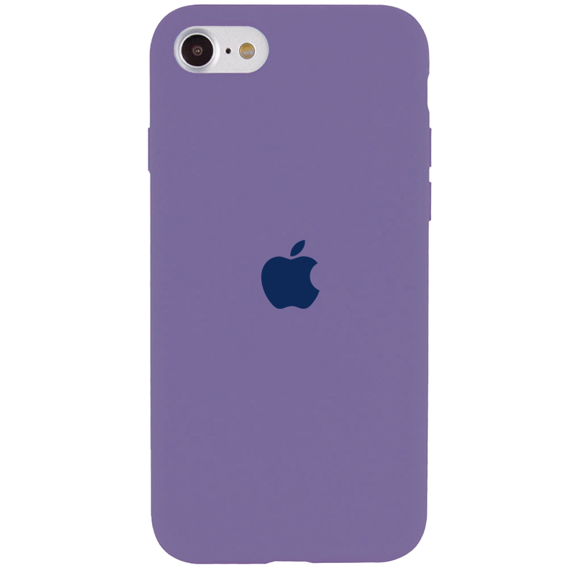Чехол Silicone Case Full Protective (AA) для Apple iPhone SE (2020) (Серый / Lavender Gray)
