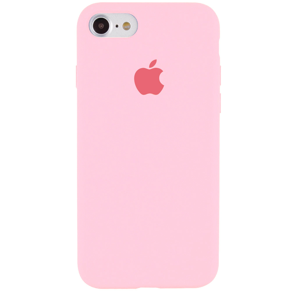 Чехол Silicone Case Full Protective (AA) для Apple iPhone 6/6s (4.7") (Розовый / Light pink)