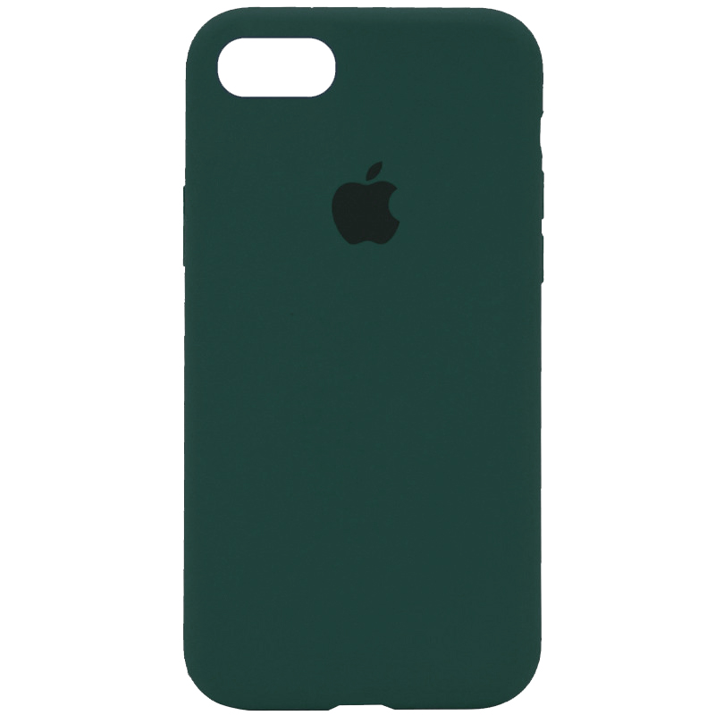 Чехол Silicone Case Full Protective (AA) для Apple iPhone 6/6s (4.7") (Зеленый / Forest green)