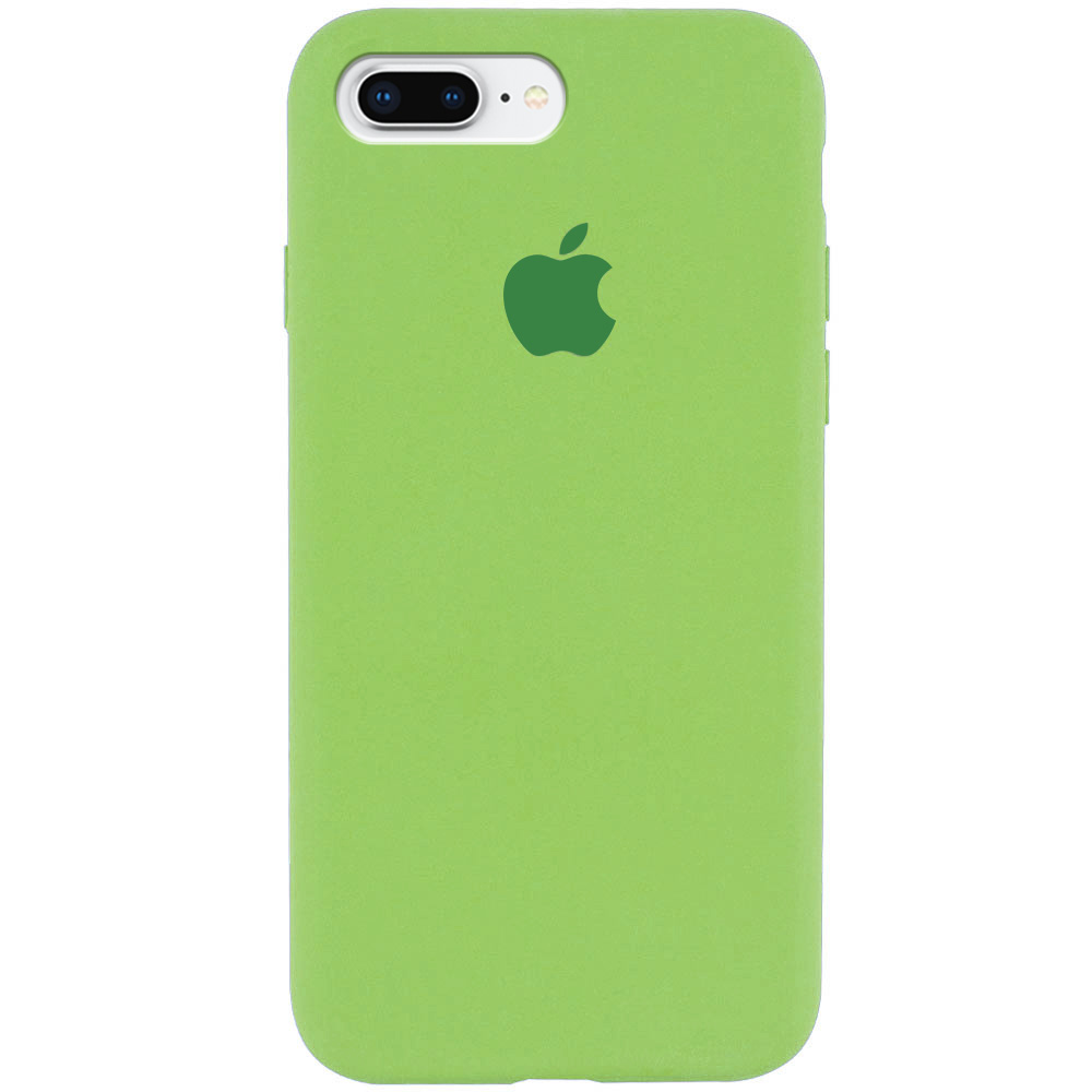 Чехол Silicone Case Full Protective (AA) для Apple iPhone 7 plus / 8 plus (5.5") (Мятный / Mint)