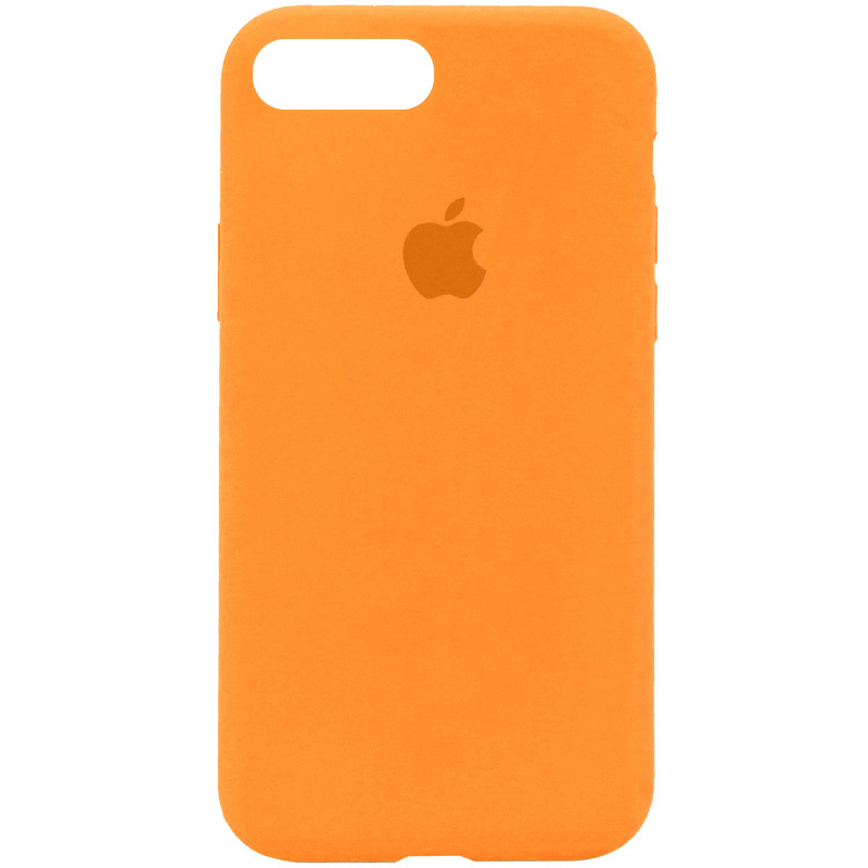 Чехол Silicone Case Full Protective (AA) для Apple iPhone 8 plus (5.5'') (Оранжевый / Papaya)