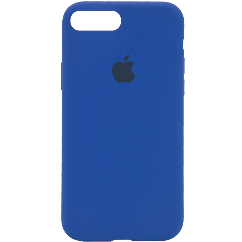 Чехол Silicone Case Full Protective (AA) для Apple iPhone 8 plus (5.5'') (Синий / Royal blue)