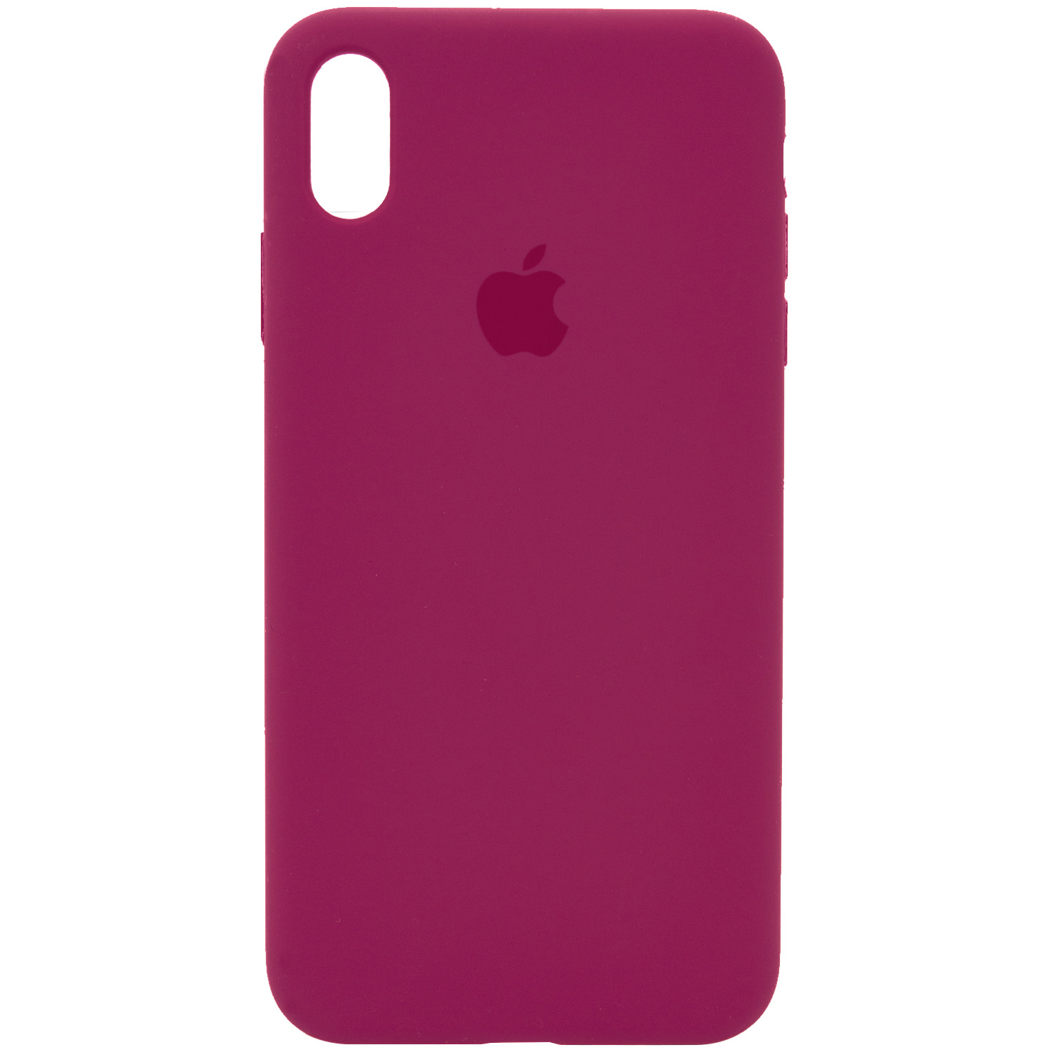 Чохол Silicone Case Full Protective (AA) для Apple iPhone XS (5.8") (Червоний / Rose Red)