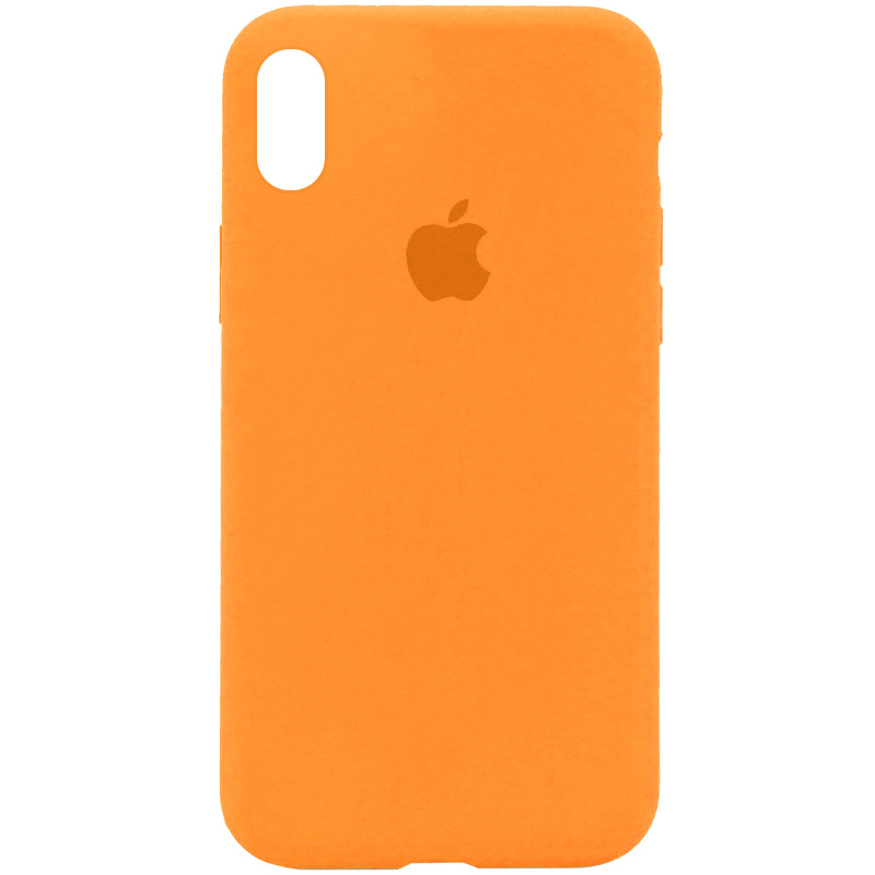 Чехол Silicone Case Full Protective (AA) для Apple iPhone XR (6.1") (Оранжевый / Papaya)