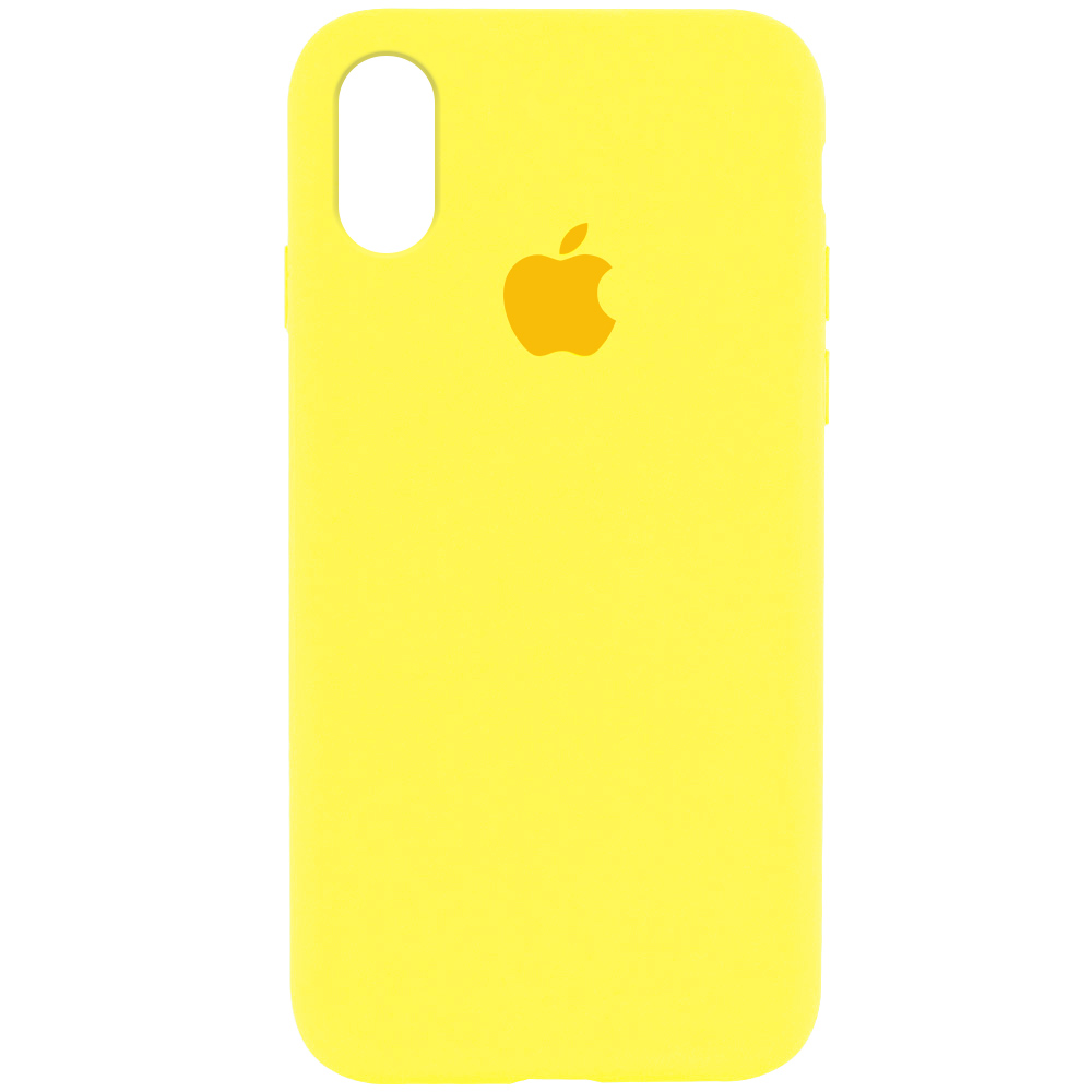 Чохол Silicone Case Full Protective (AA) для Apple iPhone XR (6.1") (Жовтий / Yellow)