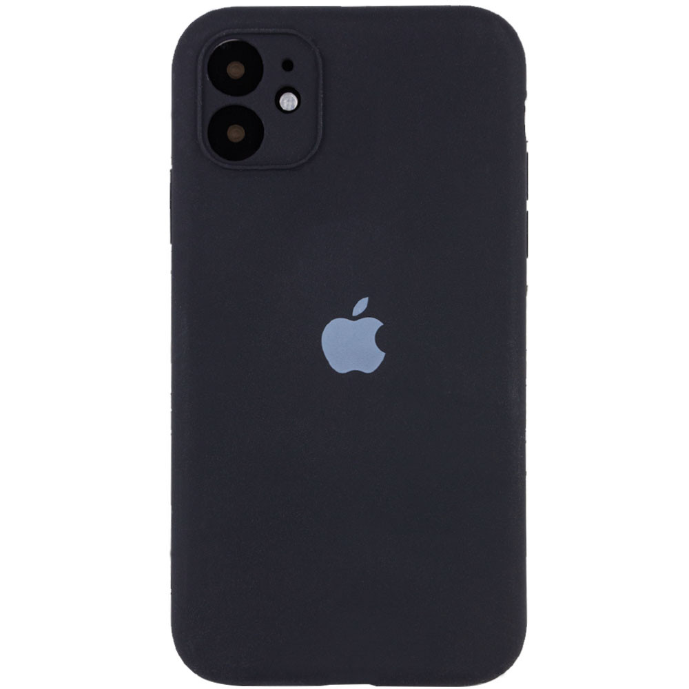 Чохол Silicone Case Full Camera Protective (АА) для Apple iPhone 11 (6.1") (Чорний / Black)