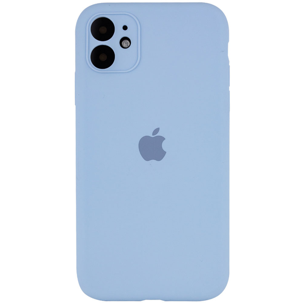 Чохол Silicone Case Full Camera Protective (АА) для Apple iPhone 11 (6.1") (Блакитний / Lilac Blue)