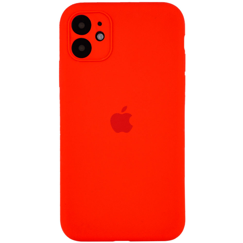 Чохол Silicone Case Full Camera Protective (АА) для Apple iPhone 11 (6.1") (Червоний / Red)