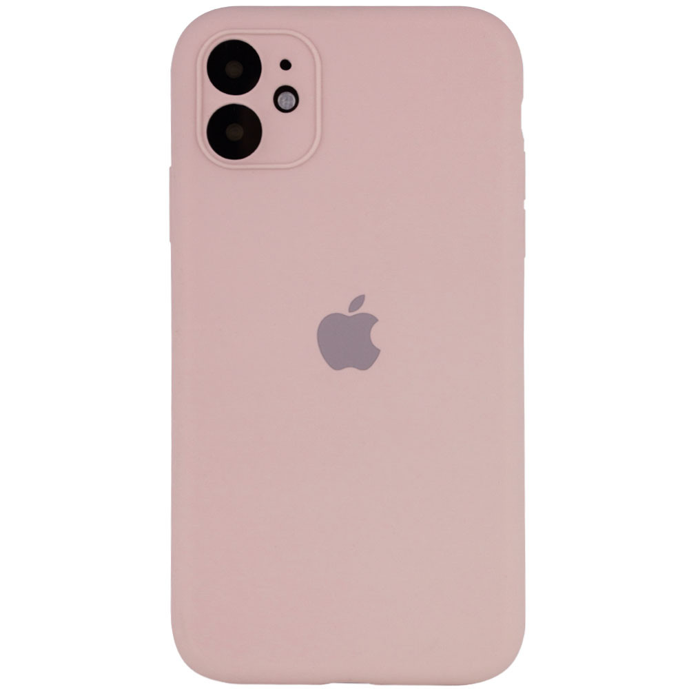 Чохол Silicone Case Full Camera Protective (АА) для Apple iPhone 11 (6.1") (Рожевий / Pink Sand)