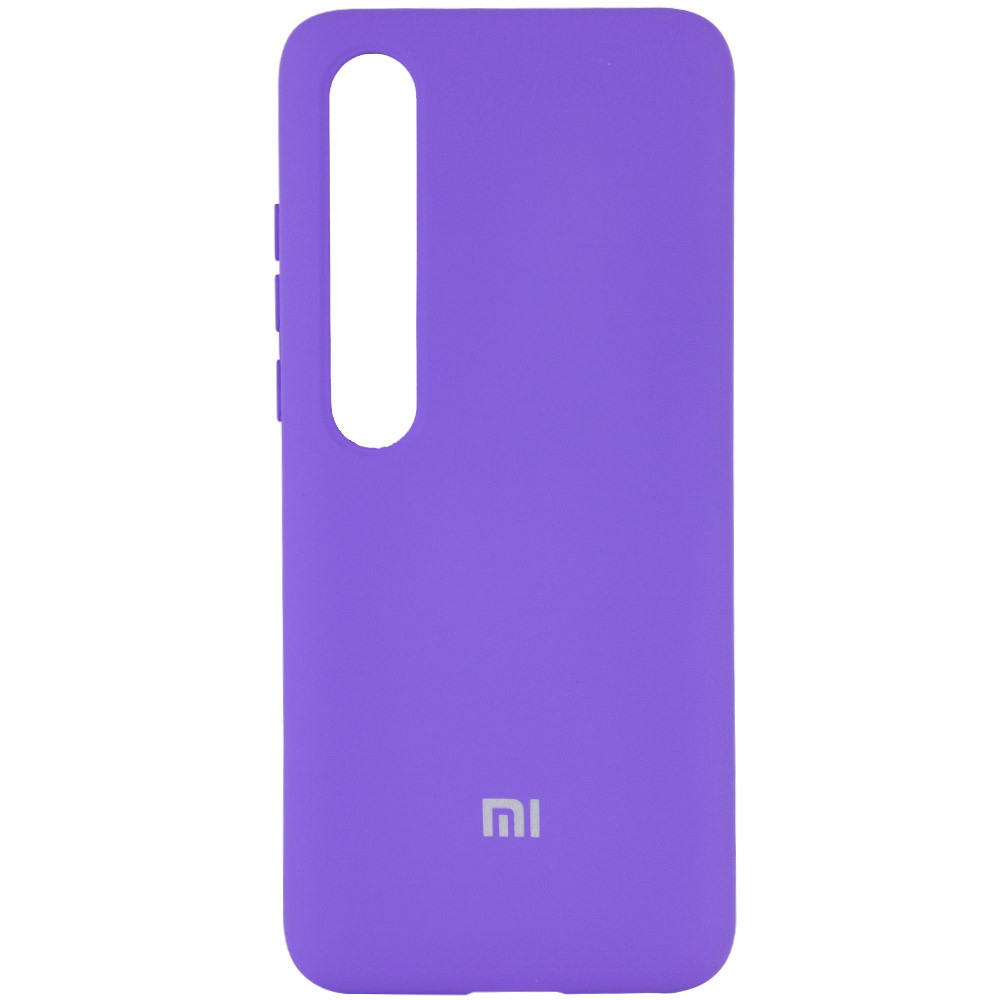 Чехол Silicone Cover Full Protective (A) для Xiaomi Mi 10 / Mi 10 Pro (Фиолетовый / Violet)