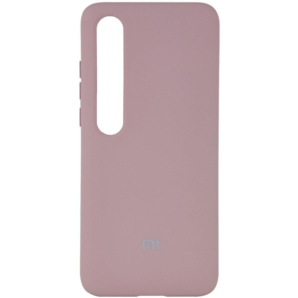 Чехол Silicone Cover Full Protective (A) для Xiaomi Mi 10 / Mi 10 Pro (Розовый / Pink Sand)