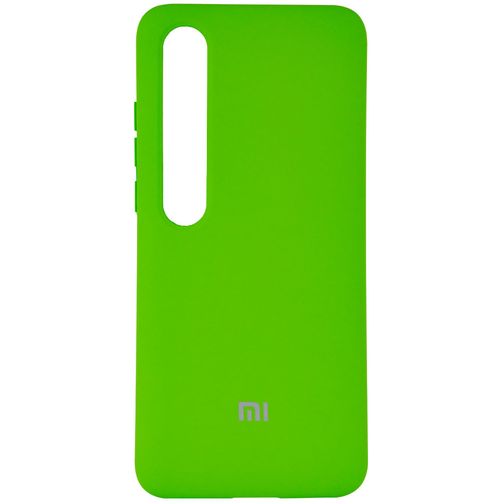 Чехол Silicone Cover Full Protective (A) для Xiaomi Mi 10 / Mi 10 Pro (Зеленый / Green)