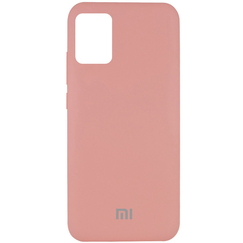 Чохол Silicone Cover Full Protective (AA) для Xiaomi Mi 10 Lite (Рожевий / Peach)