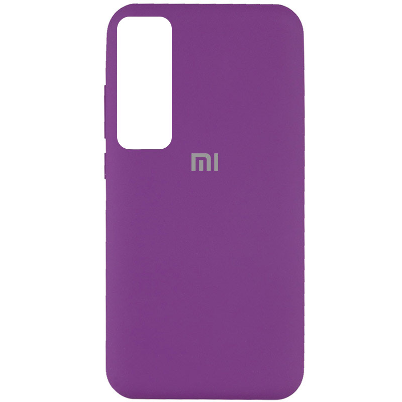 Чехол Silicone Cover Full Protective (AA) для Xiaomi Mi Note 10 Lite (Фиолетовый / Grape)