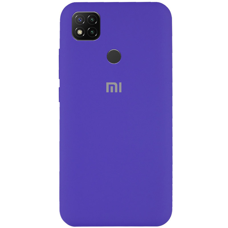 Чехол Silicone Cover Full Protective (AA) для Xiaomi Redmi 9C (Фиолетовый / Purple)