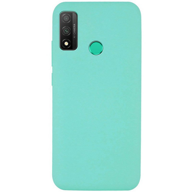 Чехол Silicone Cover Full without Logo (A) для Huawei P Smart (2020) (Бирюзовый / Ocean Blue)