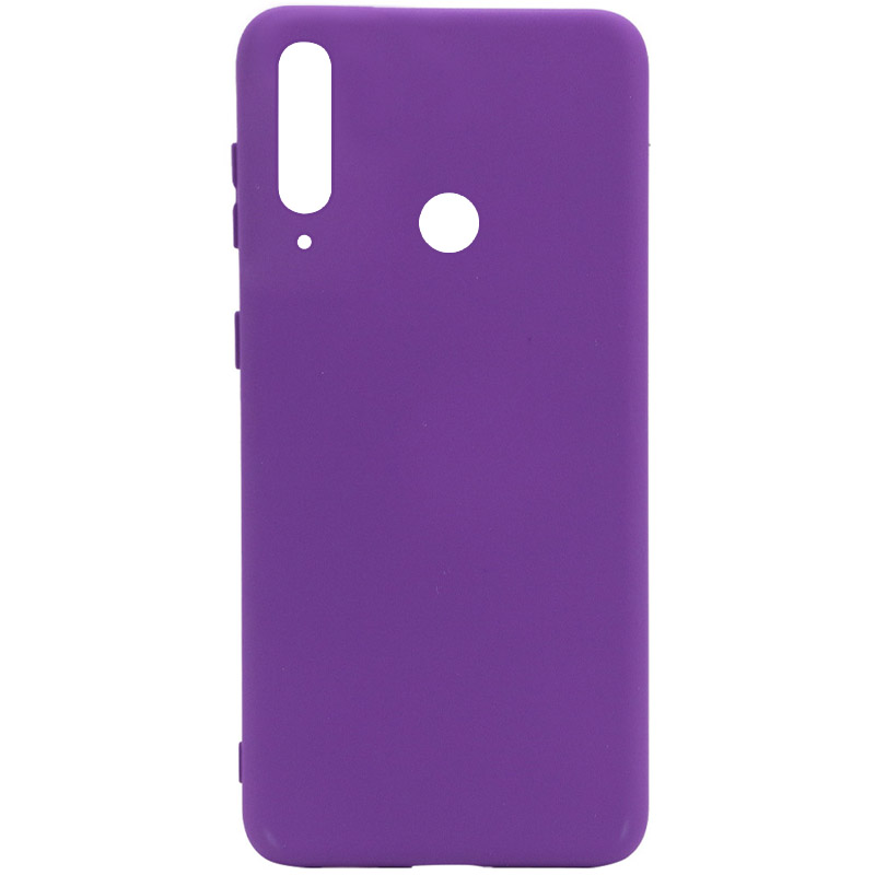 Чехол Silicone Cover Full without Logo (A) для Huawei P40 Lite E / Y7p (2020) (Фиолетовый / Purple)