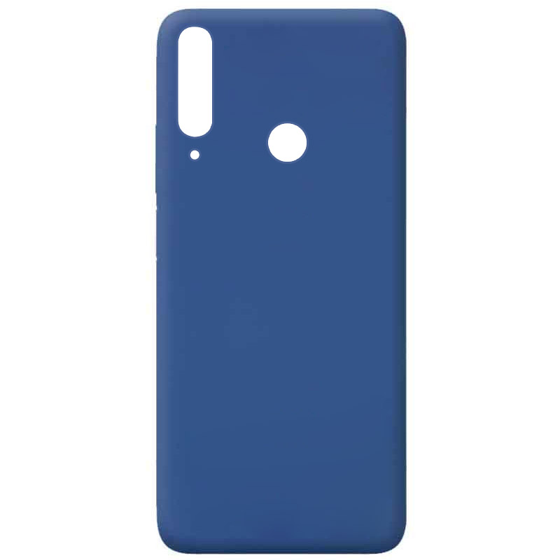 Чохол Silicone Cover Full without Logo (A) для Huawei P40 Lite E (Синій / Navy blue)