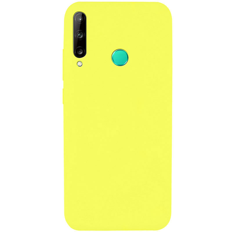 Чохол Silicone Cover Full without Logo (A) для Huawei P40 Lite E (Жовтий / Flash)