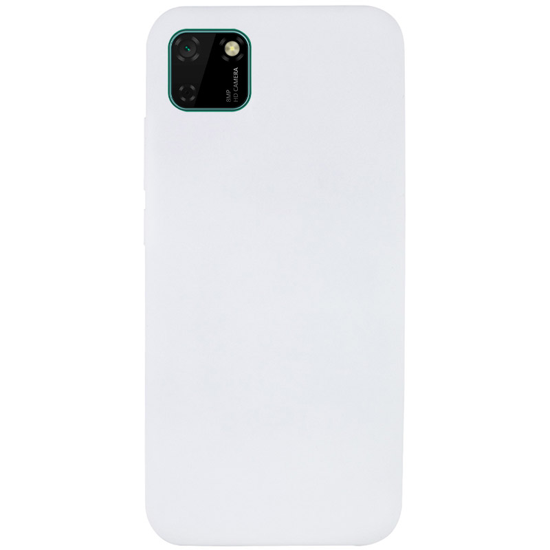 Чехол Silicone Cover Full without Logo (A) для Huawei Y5p (Белый / White)