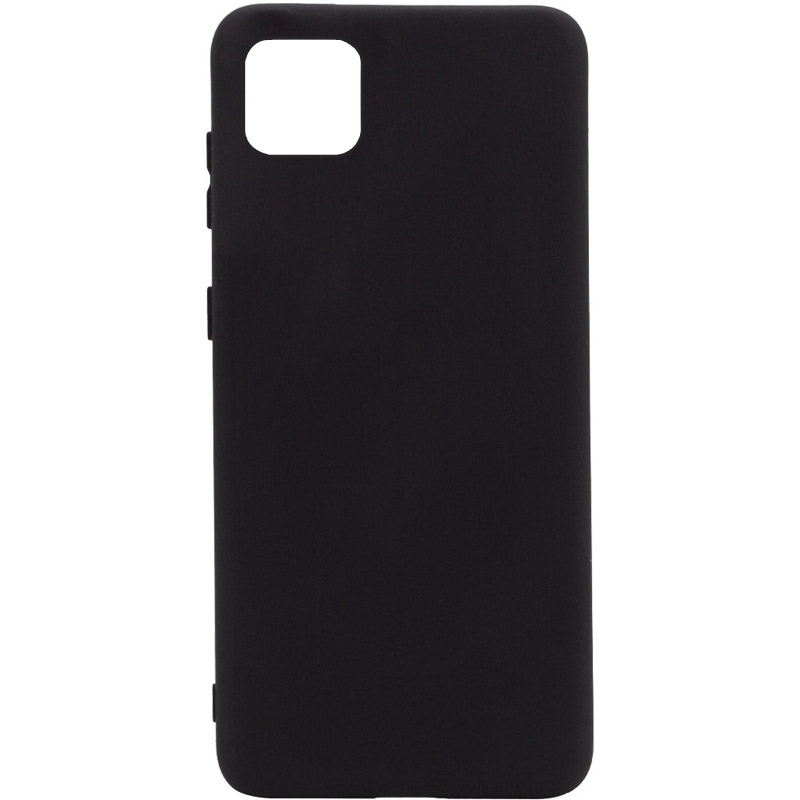 Чехол Silicone Cover Full without Logo (A) для Huawei Y5p (Черный / Black)