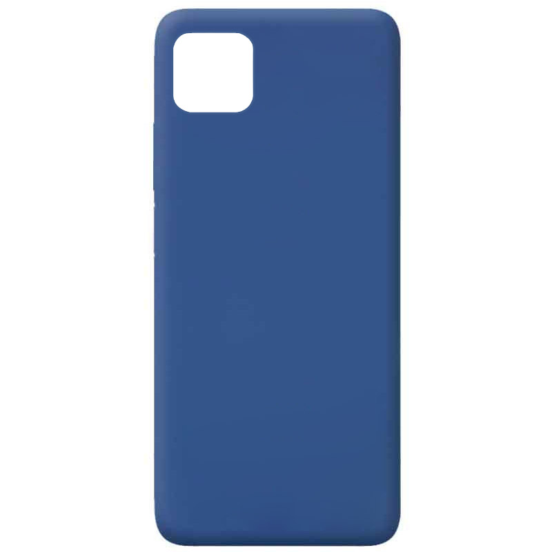 Чехол Silicone Cover Full without Logo (A) для Huawei Y5p (Синий / Navy blue)