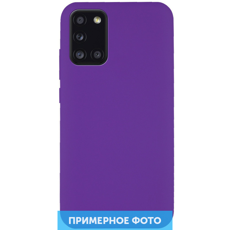 #Чехол Silicone Cover Full without Logo (A) для Huawei Y7p (2020) (Фиолетовый / Grape)