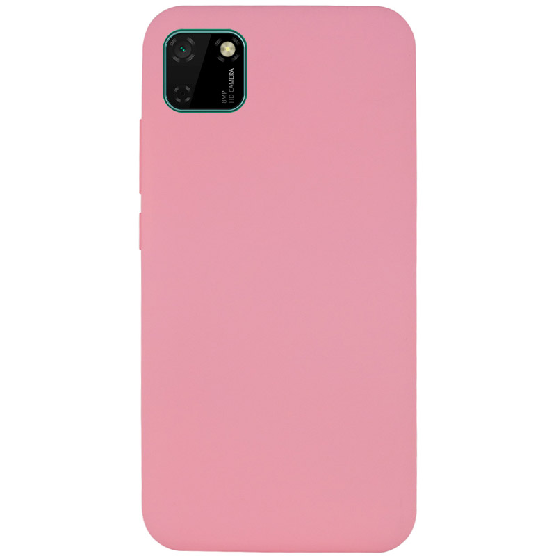 Чехол Silicone Cover Full without Logo (A) для Huawei Y5p (Розовый / Pink)