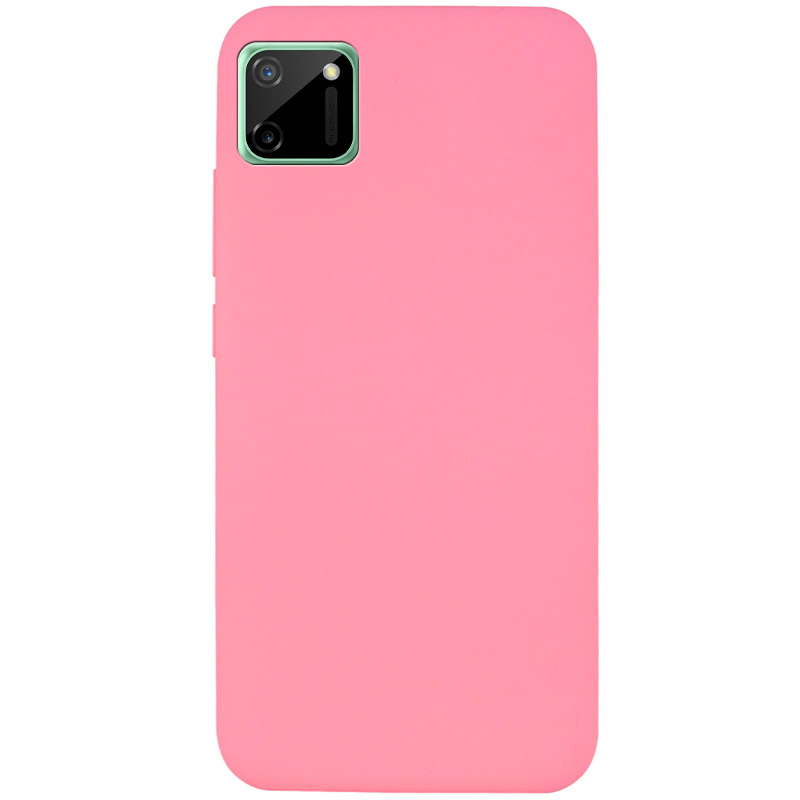 Чехол Silicone Cover Full without Logo (A) для Realme C11 (Розовый / Pink)