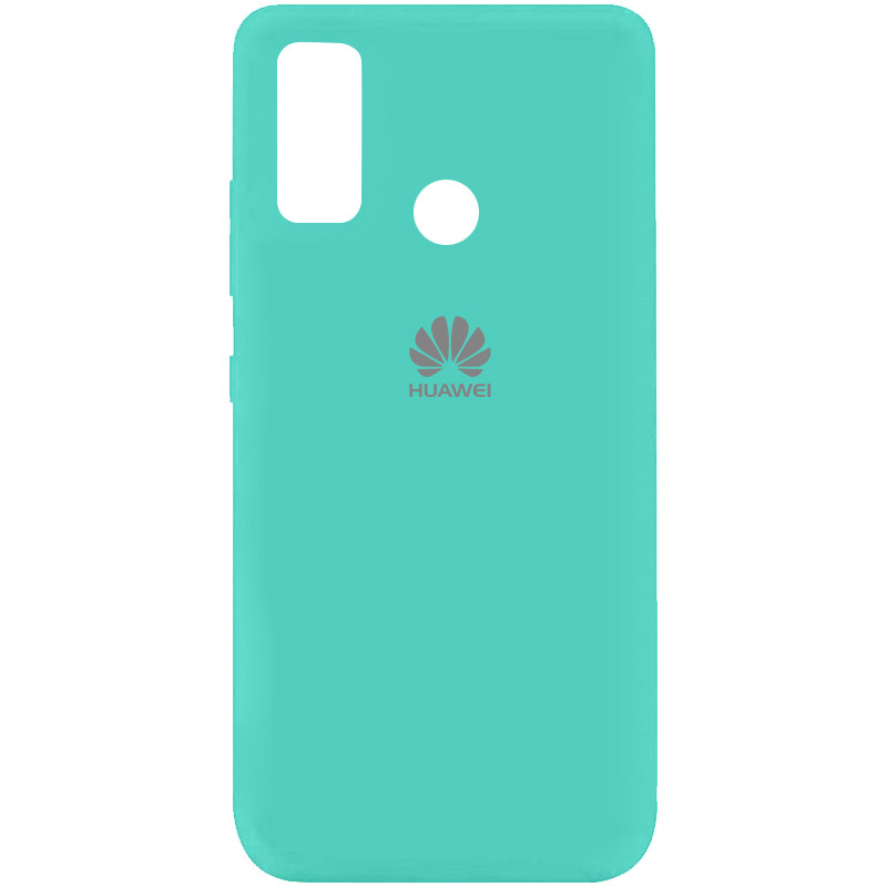 Чехол Silicone Cover My Color Full Protective (A) для Huawei P Smart (2020) (Бирюзовый / Ocean Blue)