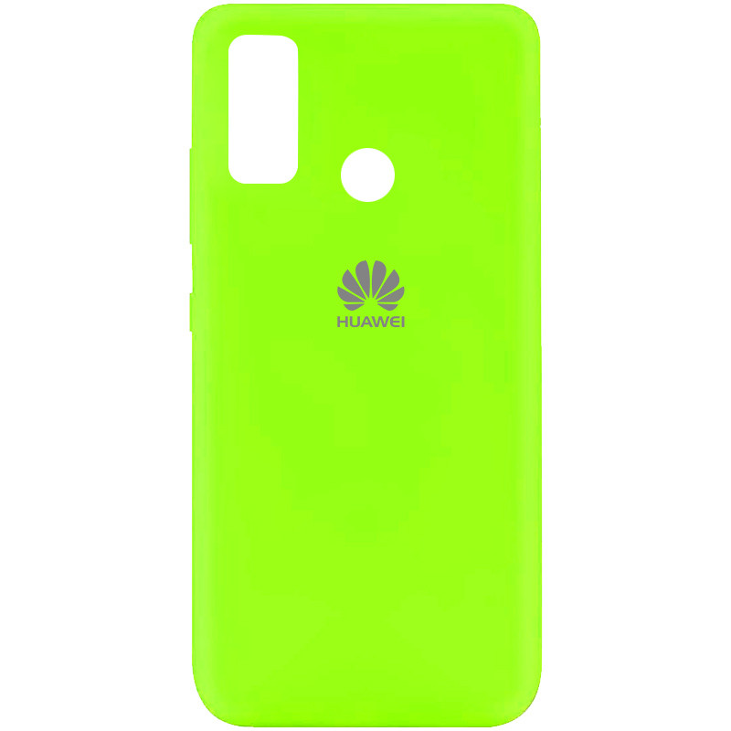 Чехол Silicone Cover My Color Full Protective (A) для Huawei P Smart (2020) (Салатовый / Neon green)