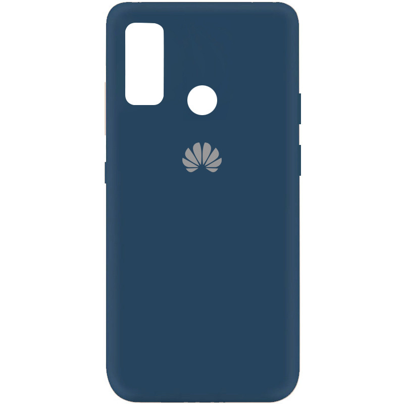 Чехол Silicone Cover My Color Full Protective (A) для Huawei P Smart (2020) (Синий / Navy blue)
