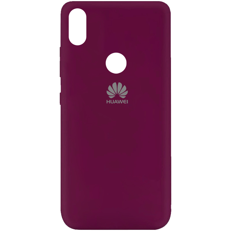 Чехол Silicone Cover My Color Full Protective (A) для Huawei Nova 3i (Бордовый / Marsala)