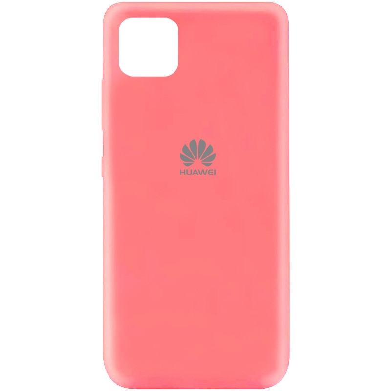Чехол Silicone Cover My Color Full Protective (A) для Huawei Y5p (Розовый / Peach)