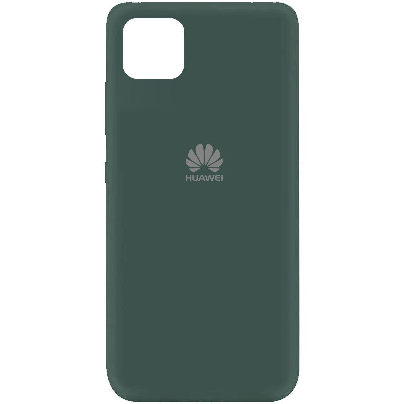 Чехол Silicone Cover My Color Full Protective (A) для Huawei Y5p (Зеленый / Pine green)