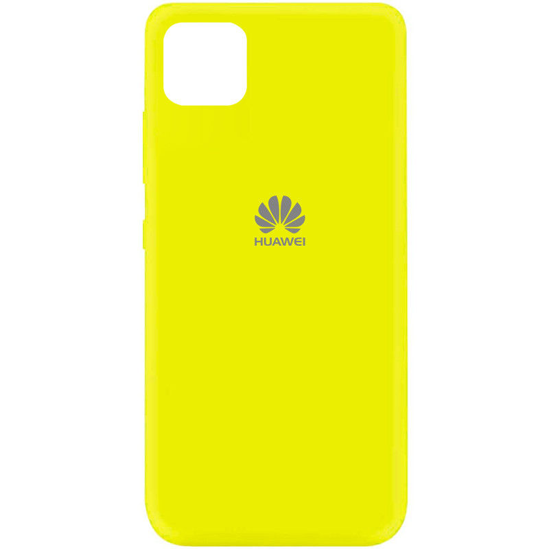 Чехол Silicone Cover My Color Full Protective (A) для Huawei Y5p (Желтый / Flash)