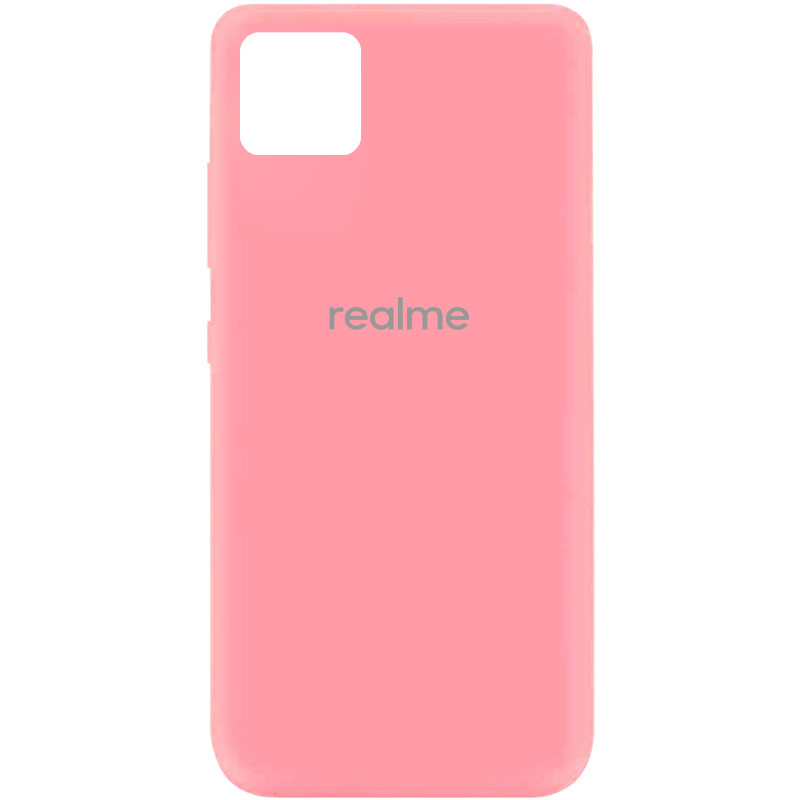 Чехол Silicone Cover My Color Full Protective (A) для Realme C11 (Розовый / Pink)