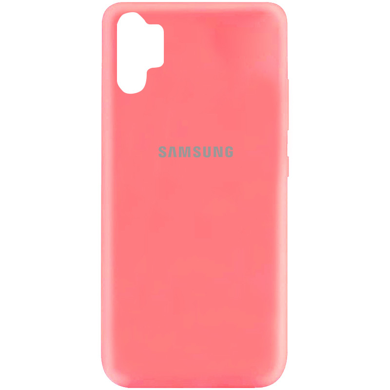 Чехол Silicone Cover My Color Full Protective (A) для Samsung Galaxy Note 10 Plus (Розовый / Peach)