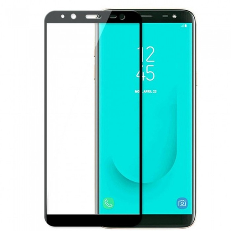 Защитное стекло 2.5D CP+ (full glue) для Samsung J600F Galaxy J6 (2018) (Черный)